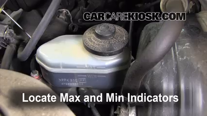 Add Brake Fluid: 1997-2001 Toyota Camry - 2000 Toyota Camry CE 2.2L 4 Cyl.